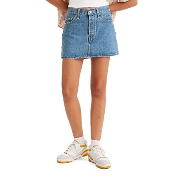 Levi's Women's Icon Skirt, Medium Indigo Worn in, 29 - Picture 1 of 1